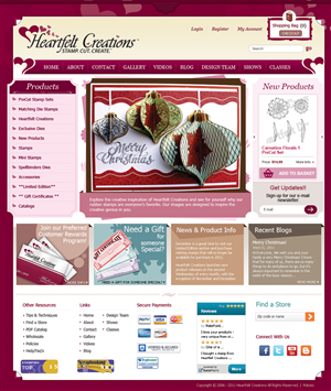 Web Design by ShreejiAkshar for Heartfelt Creations | Design: #543907