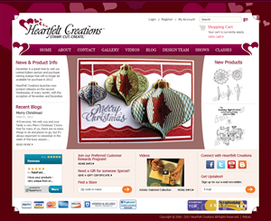 Web Design by ShreejiAkshar for Heartfelt Creations | Design: #544806