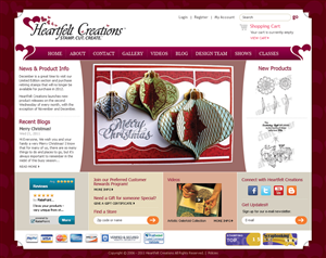 Web Design by ShreejiAkshar for Heartfelt Creations | Design: #544808