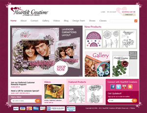 Web Design by ShreejiAkshar for Heartfelt Creations | Design: #548248