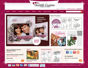 Web Design by ShreejiAkshar for Heartfelt Creations | Design: #548249