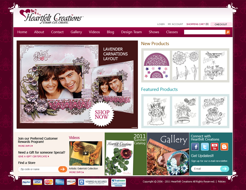 Web Design by ShreejiAkshar for Heartfelt Creations | Design #548250