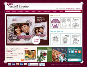 Web Design by ShreejiAkshar for Heartfelt Creations | Design #548250