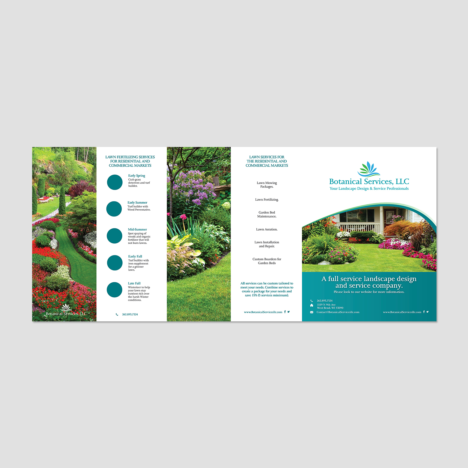 Brochure Design by senja for Botanical Services, LLC | Design #13678994