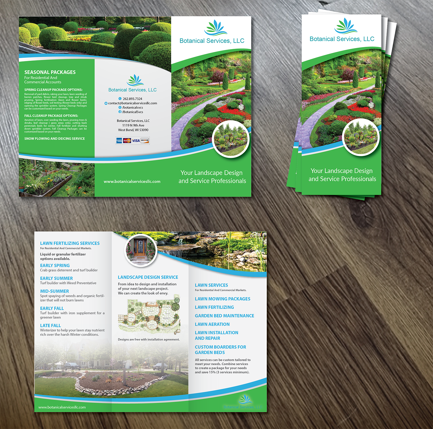 Brochure Design by Alexandar for Botanical Services, LLC | Design #13715130