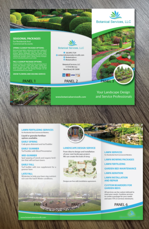 Brochure Design by Alexandar for Botanical Services, LLC | Design: #13725912