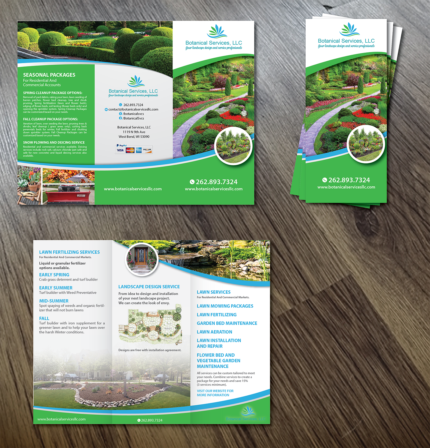 Brochure Design by Alexandar for Botanical Services, LLC | Design #13740002