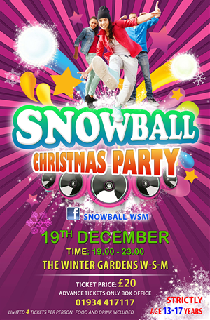 Christmas Party Poster | Poster Design by alice