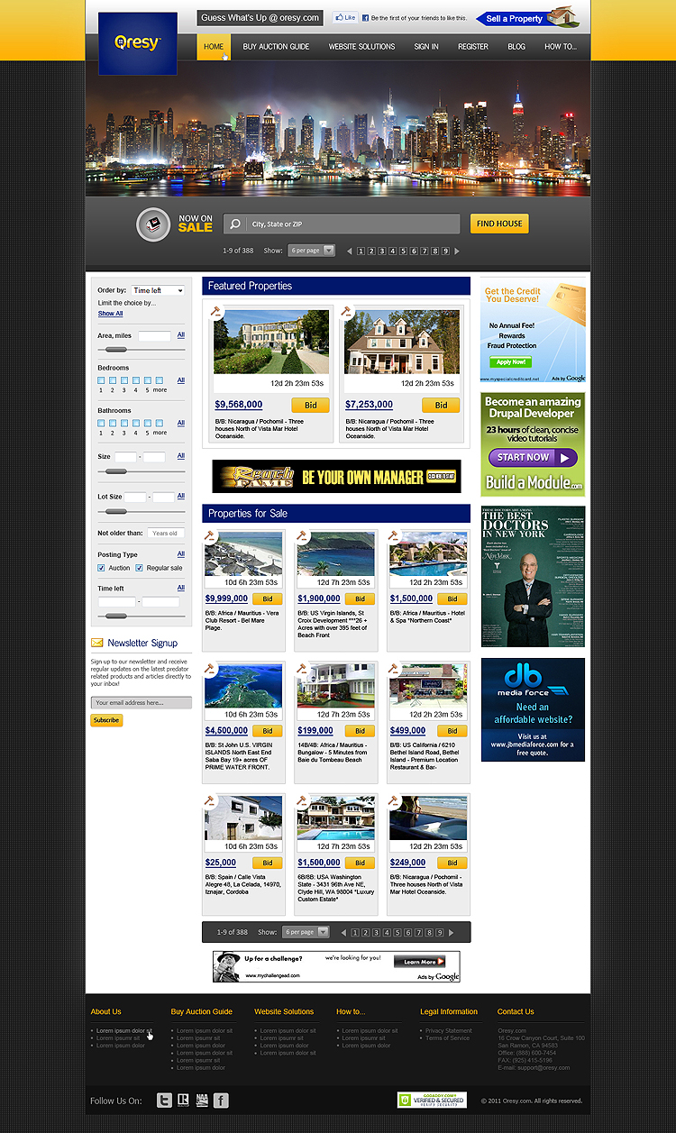 Web Design par James pour ce projet | Design #548090