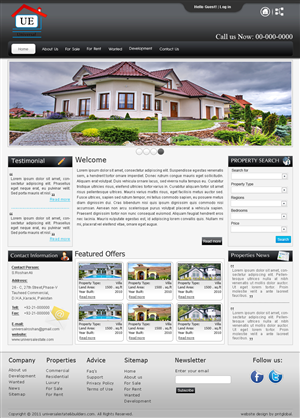 Web Design by Noman Salahuddin for this project | Design: #550031