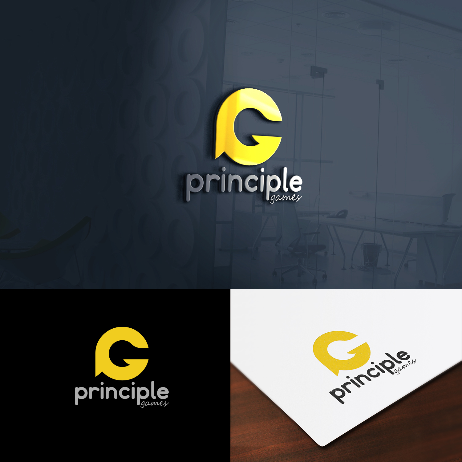 Logo Design by IMD-HUB for Principle Games | Design #13681339