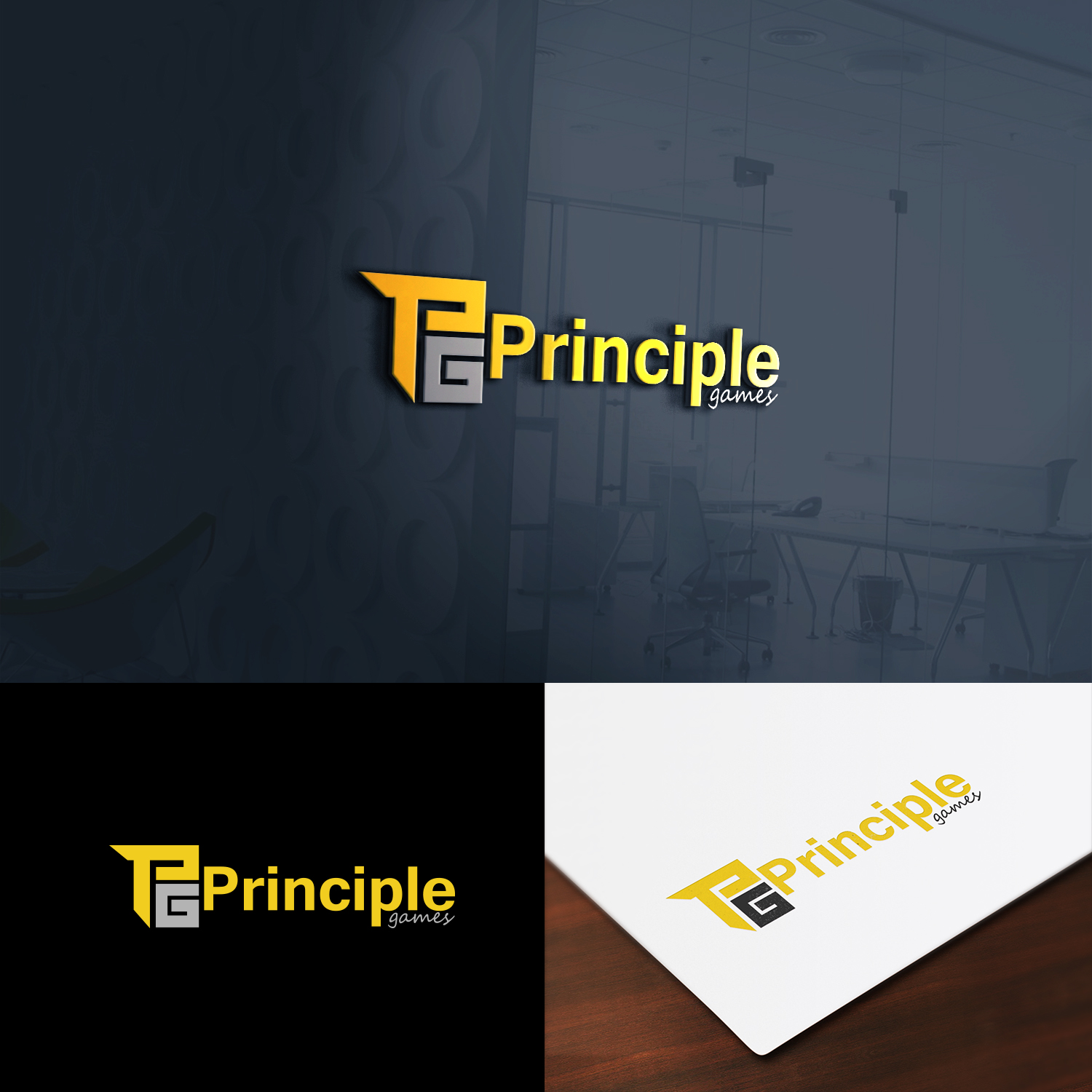 Logo Design by IMD-HUB for Principle Games | Design #13681469