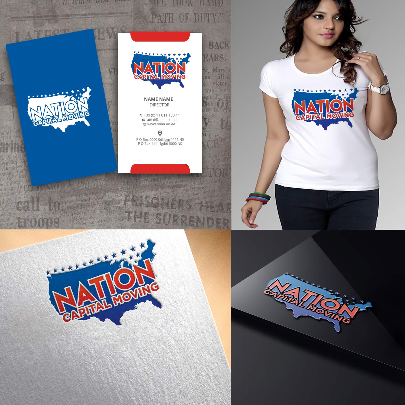 Diseño de Logo por zebronicgraphic para Nation Capital Moving | Diseño #13691605