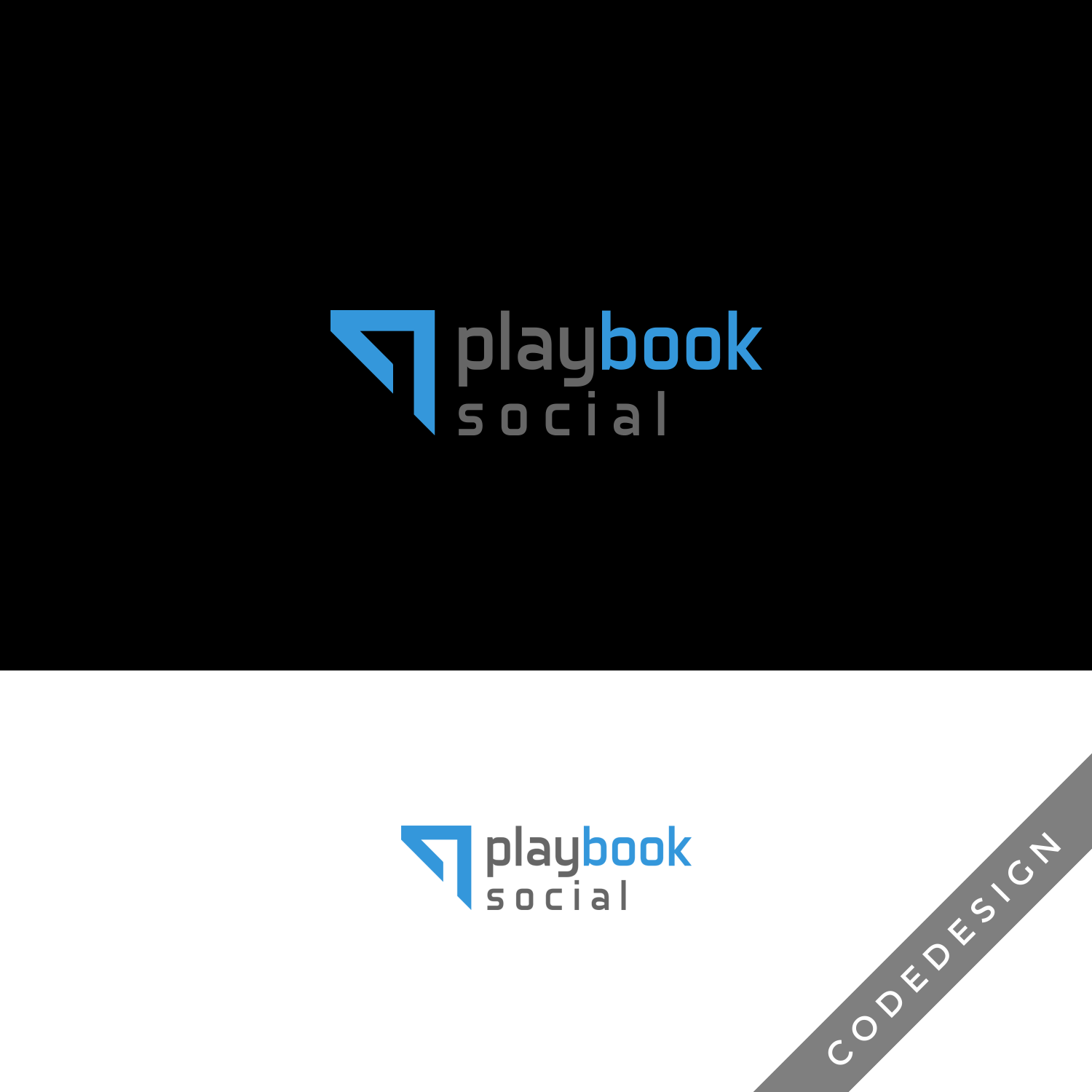 Logo Design by Decos Studio for Playbook social | Design: #13742782