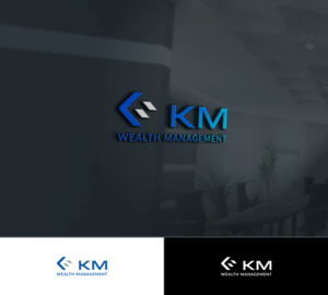 Logo Design by Kejo87 for KM Wealth Management  | Design: #13679404
