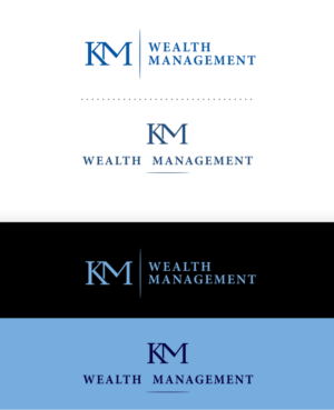 Logo Design by *mary for KM Wealth Management  | Design: #13685567