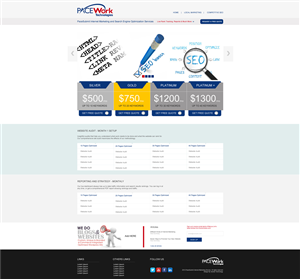 Web Design by aarsita for Pace Work Technologies Web Hosting Inc. | Design #2502458