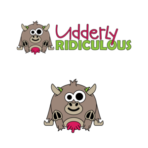 Logo Design by tinylavafish for Udderly Ridiculous | Design: #13693098