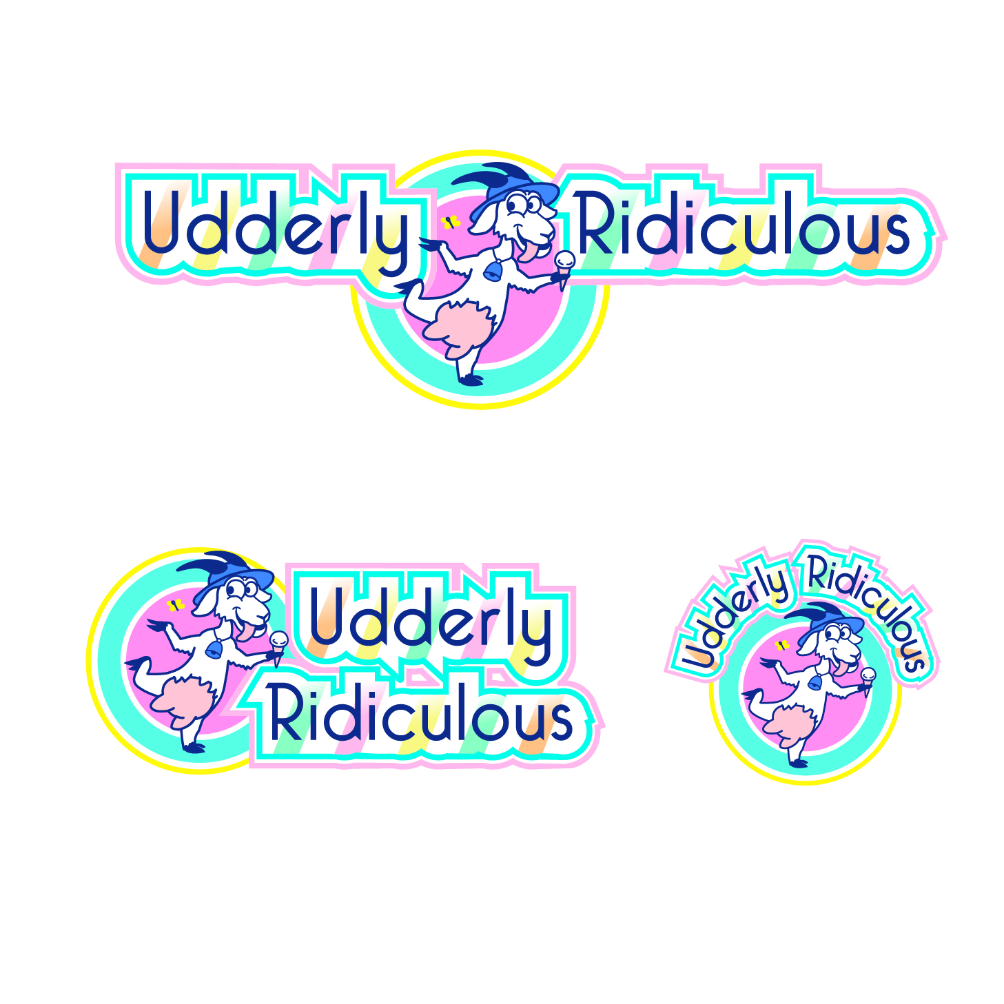 Logo Design by Oomori  for Udderly Ridiculous | Design #13941348