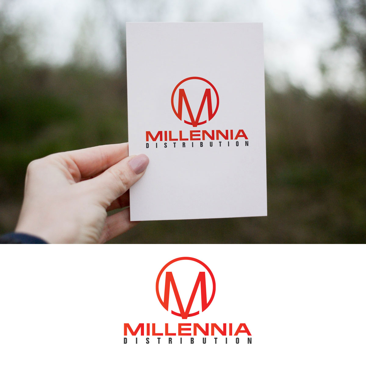Diseño de Logo por Impressive Sol para Millennia Distribution  | Diseño #13719542
