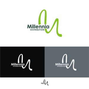 Diseño de Logo por webeezine para Millennia Distribution  | Diseño: #13721560