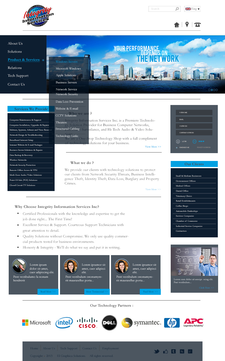Web Design by El Graphica for this project | Design #2632943