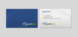 Business Card Design by INDIAN_Ashok for CloudRich | Design: #13708447