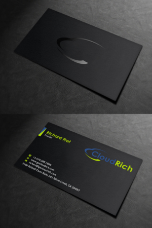 Visitenkarten-Design von INDIAN_Ashok für CloudRich | Design: #13708451