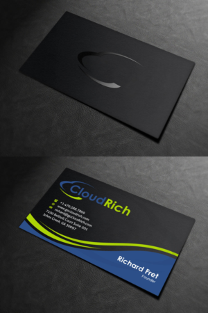 Visitenkarten-Design von INDIAN_Ashok für CloudRich | Design: #13708452