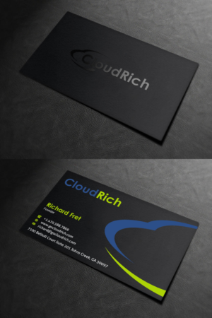 Visitenkarten-Design von INDIAN_Ashok für CloudRich | Design: #13708457