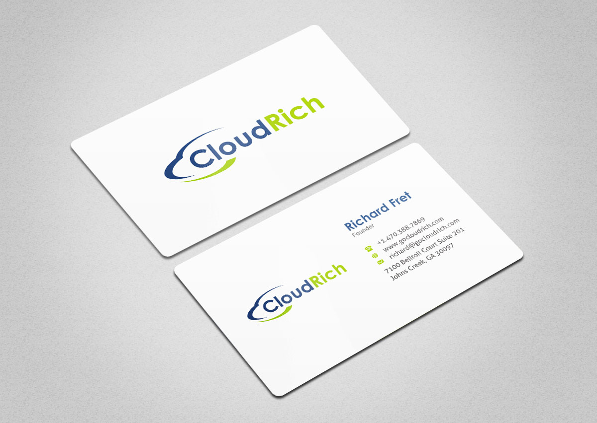 Visitenkarten-Design von INDIAN_Ashok für CloudRich | Design #13708467