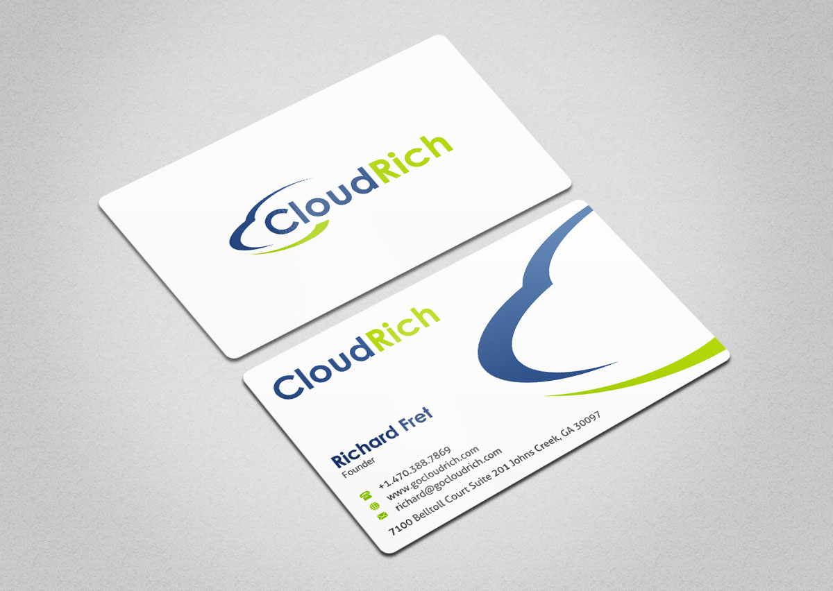 Visitenkarten-Design von INDIAN_Ashok für CloudRich | Design #13708469