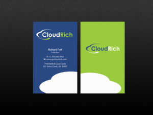 Visitenkarten-Design von Creations Box 2015 für CloudRich | Design: #13700914