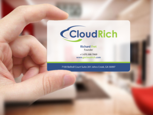 Visitenkarten-Design von Creations Box 2015 für CloudRich | Design: #13700916