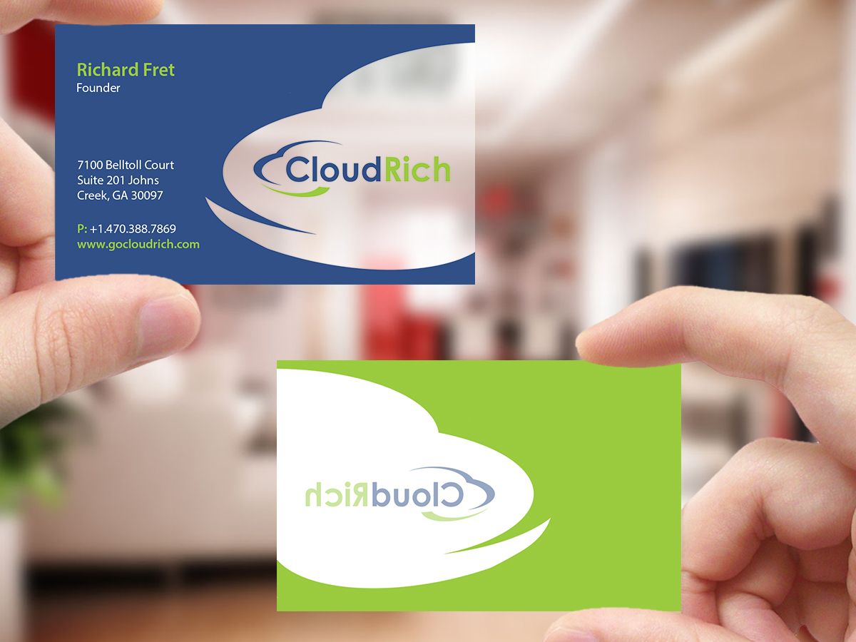 Business Card Design by Creations Box 2015 for CloudRich | Design #13700920