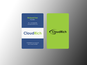 Diseño de Tarjeta de Presentación por Creations Box 2015 para CloudRich | Diseño: #13709149