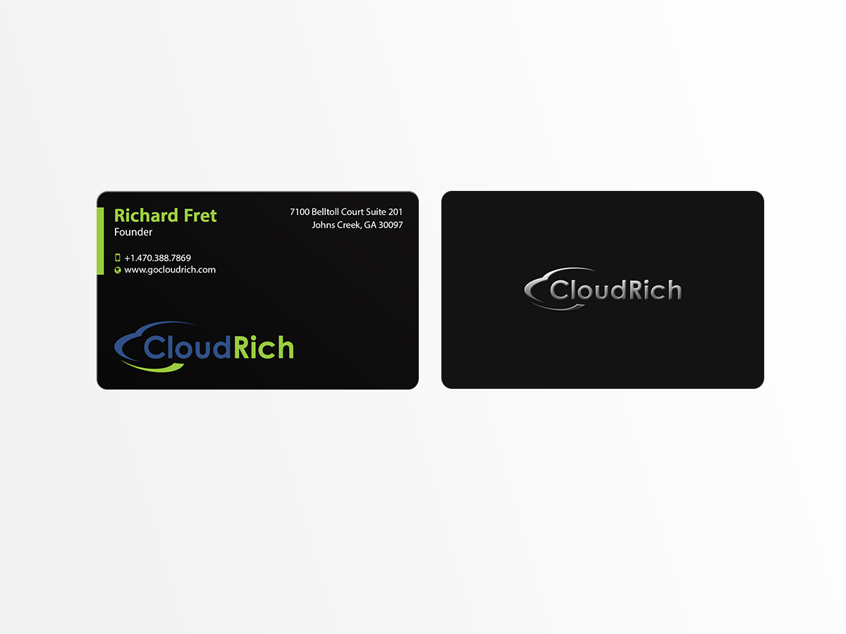Visitenkarten-Design von Creations Box 2015 für CloudRich | Design #13709152