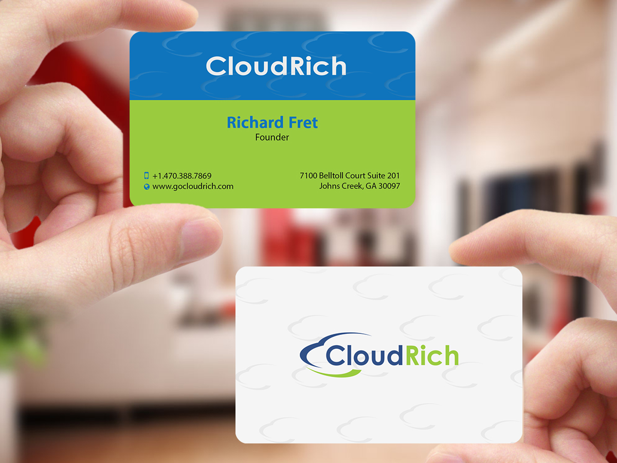 Visitenkarten-Design von Creations Box 2015 für CloudRich | Design #13709156