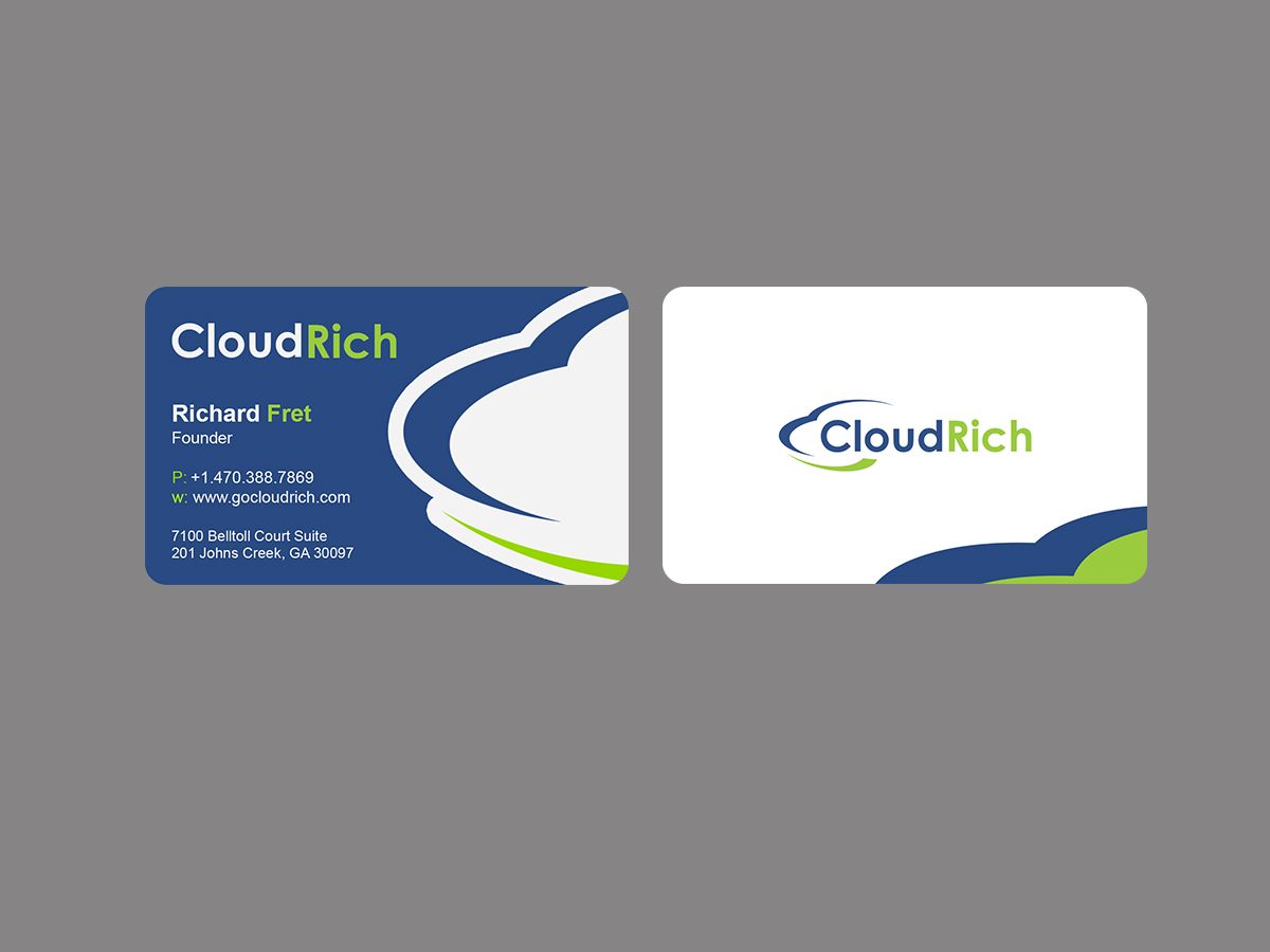 Visitenkarten-Design von Creations Box 2015 für CloudRich | Design #13709157