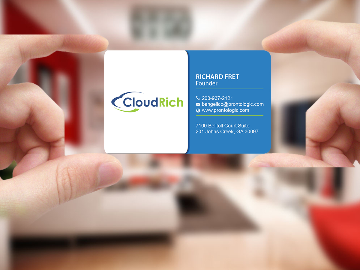 Visitenkarten-Design von Creations Box 2015 für CloudRich | Design #13709160