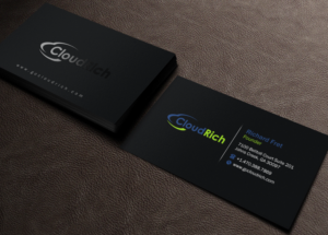 Business Card Design by Brand aid for CloudRich | Design: #13710556