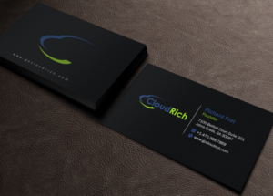 Business Card Design by Brand aid for CloudRich | Design: #13710558