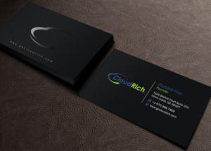 Business Card Design by Brand aid for CloudRich | Design: #13710560