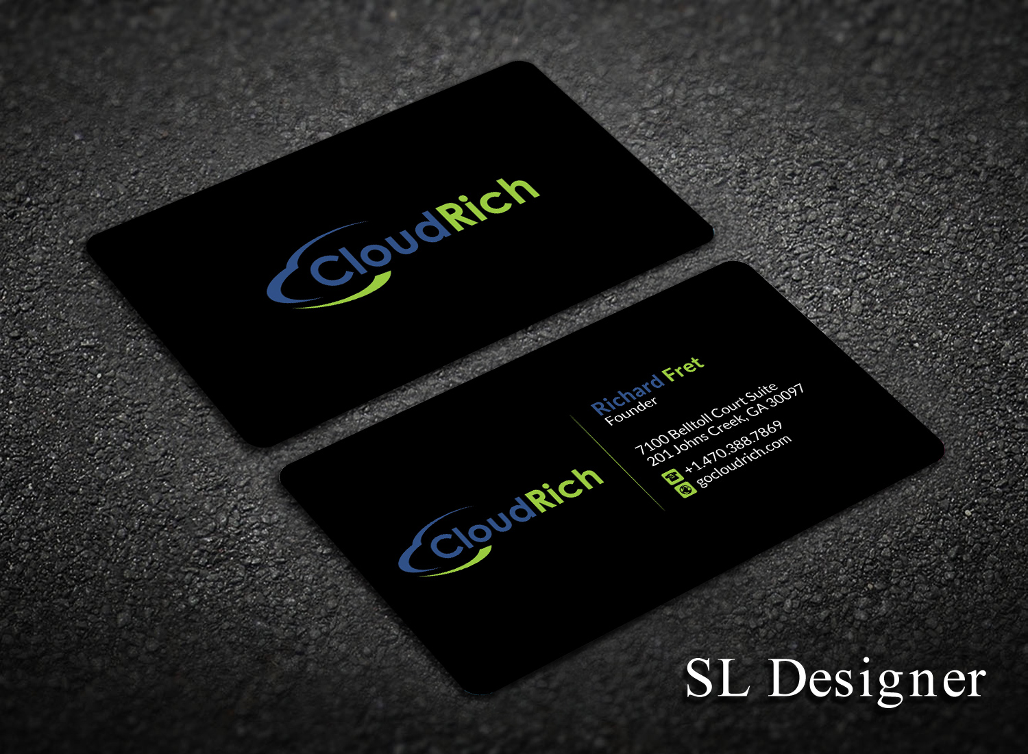 Visitenkarten-Design von SL Designer für CloudRich | Design #13691051