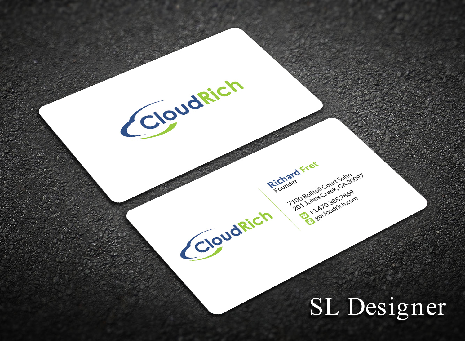 Visitenkarten-Design von SL Designer für CloudRich | Design #13691054
