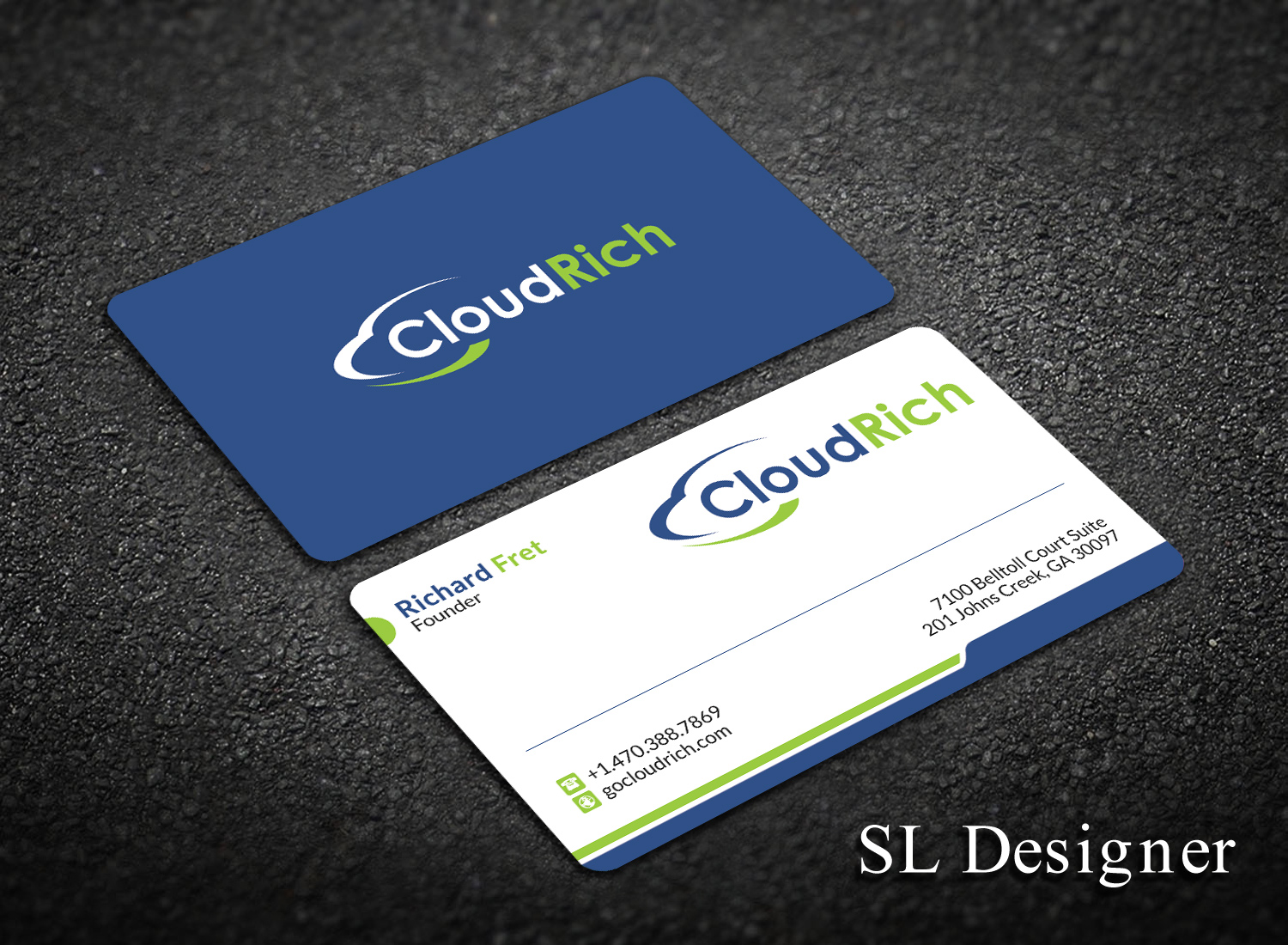 Visitenkarten-Design von SL Designer für CloudRich | Design #13691055