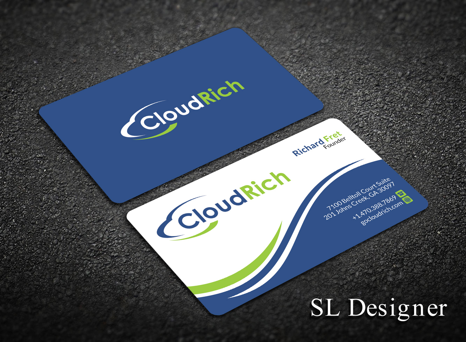 Visitenkarten-Design von SL Designer für CloudRich | Design #13691058