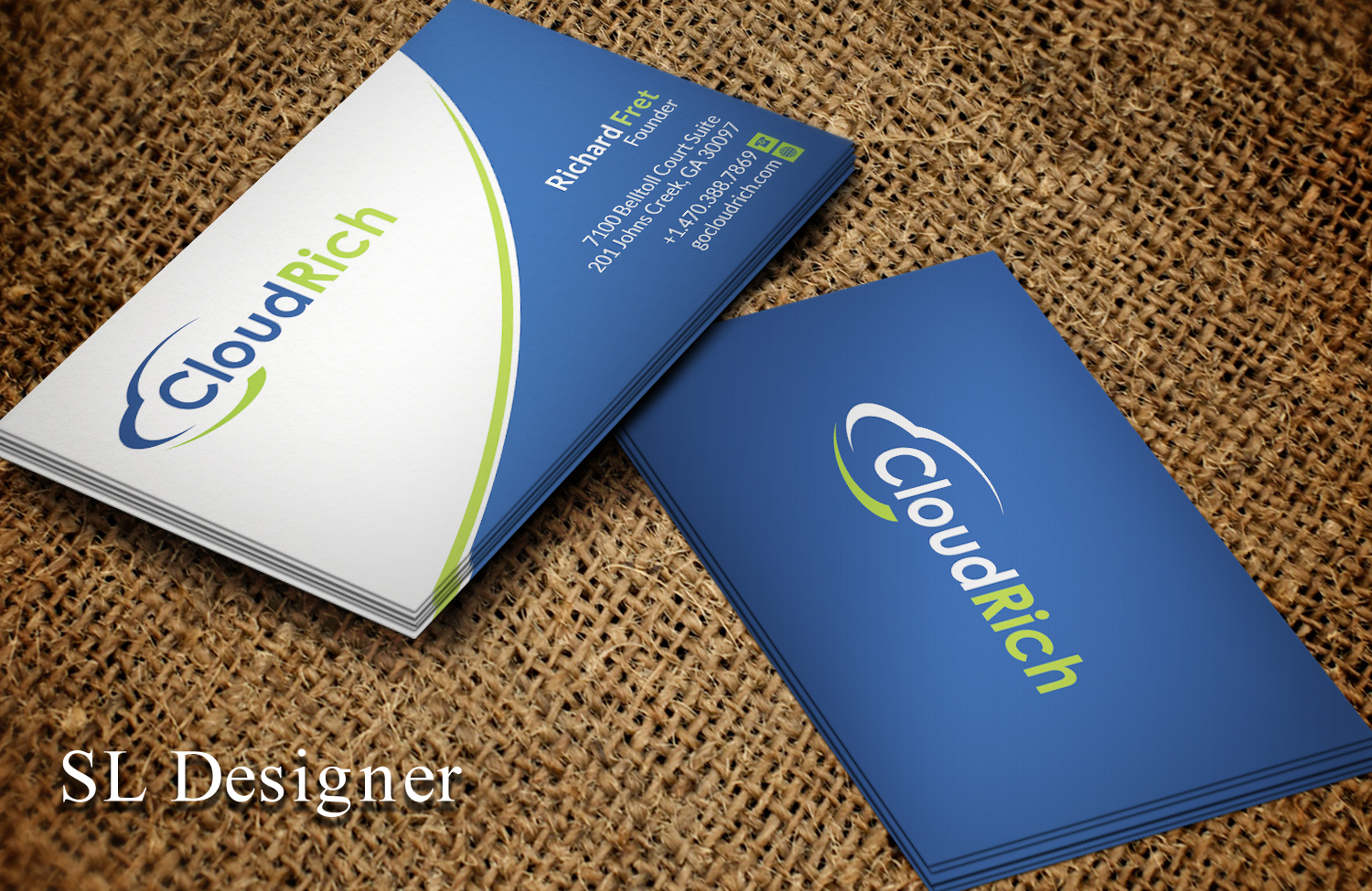 Visitenkarten-Design von SL Designer für CloudRich | Design #13691061