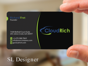 Diseño de Tarjeta de Presentación por SL Designer para CloudRich | Diseño: #13691065