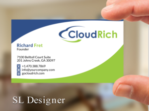 Diseño de Tarjeta de Presentación por SL Designer para CloudRich | Diseño: #13691070